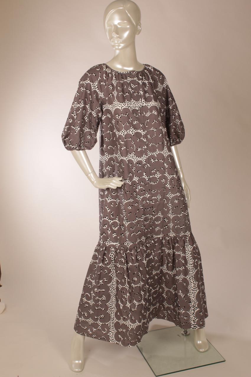 Vintage Marimekko Annika Rimala “Rakkauskirje” “Tarha” maksimekko S - Image 3
