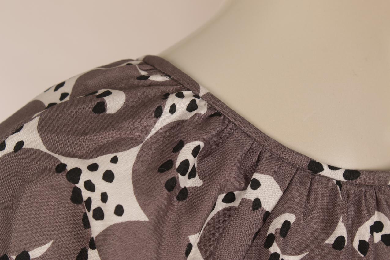 Vintage Marimekko Annika Rimala “Rakkauskirje” “Tarha” maksimekko S - Image 4