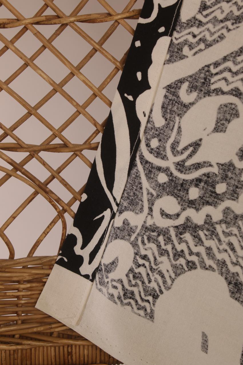 Vintage Marimekko Kristiina Isola “Fandango” fabric tablecloth - Image 5