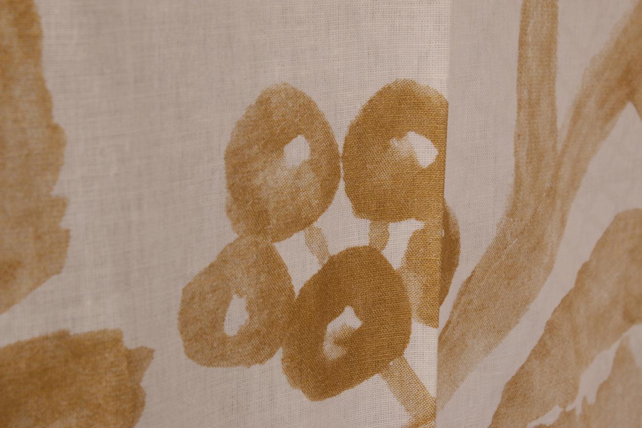 Vintage Marimekko Kristina Isola ”Keskiyö”-pellavasekoite kangas pöytäliina - Image 3