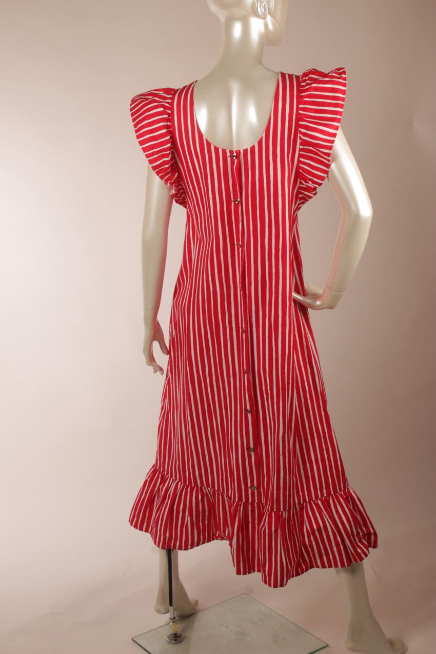 Vintage Marimekko punainen “Mariessu” mekko L - Image 7