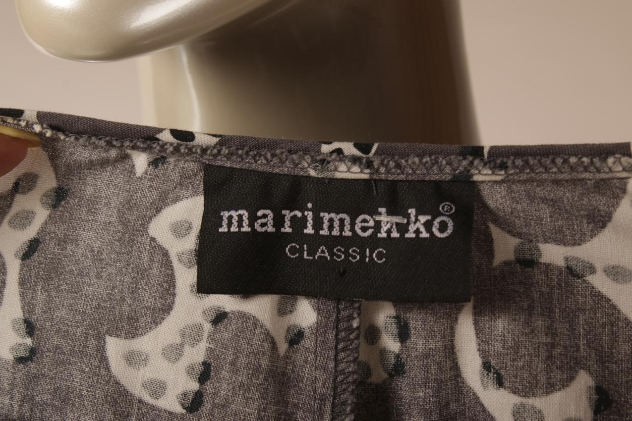 Vintage Marimekko Annika Rimala “Rakkauskirje” “Tarha” maksimekko L - Image 7