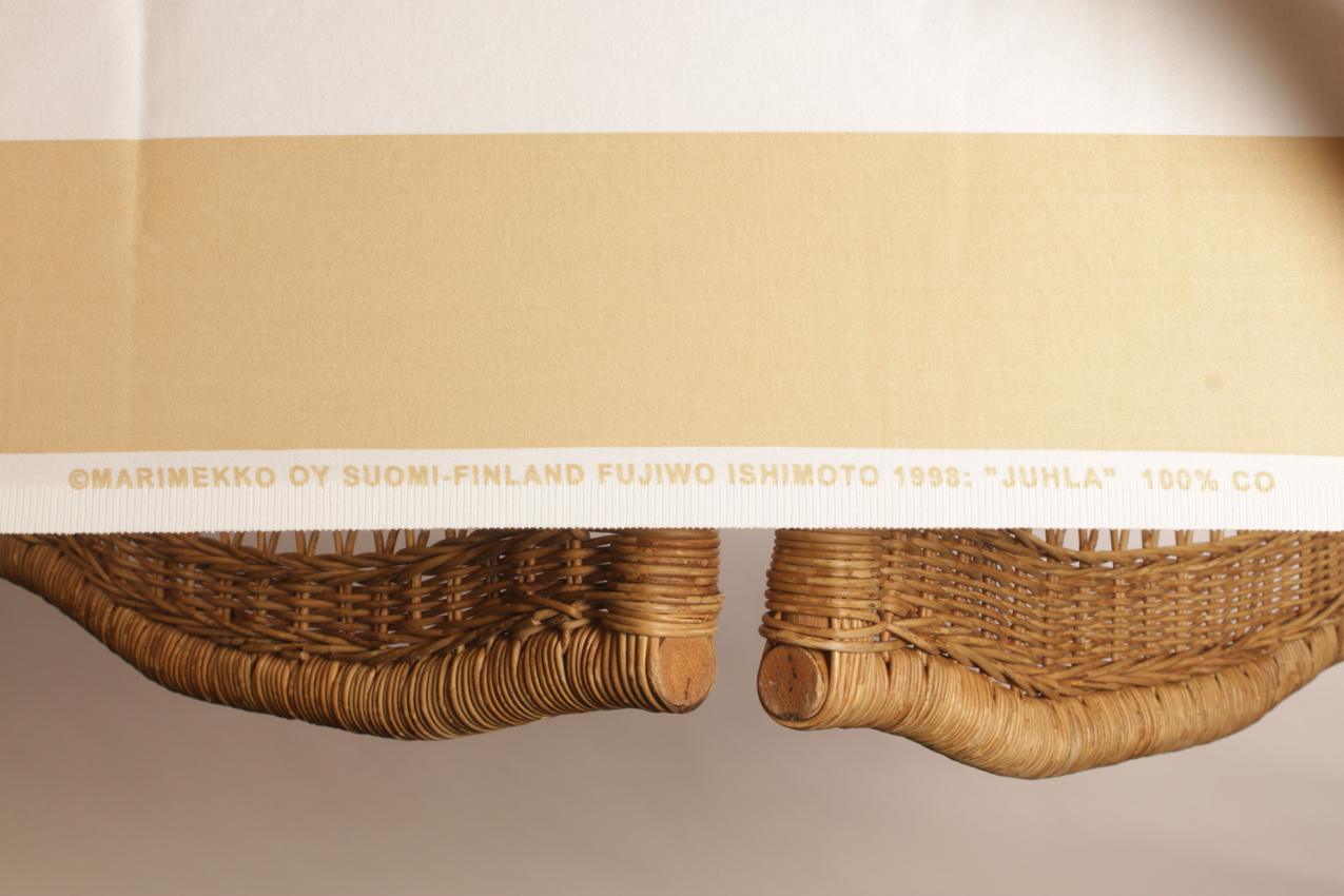 Vintage Marimekko Fujiwo Ishimoto “Juhla” kangas verho - Image 5